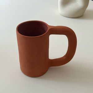 Workday Terracotta Handmade Mug